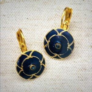 Catherine Popesco Vintage Enamel earrings